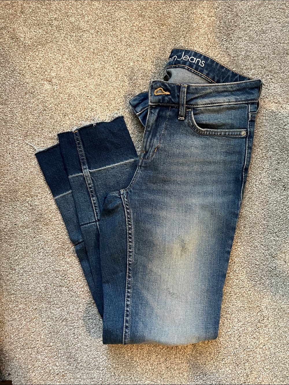 Calvin Klein Women's Skinny Jeans - Medium Blue Wash